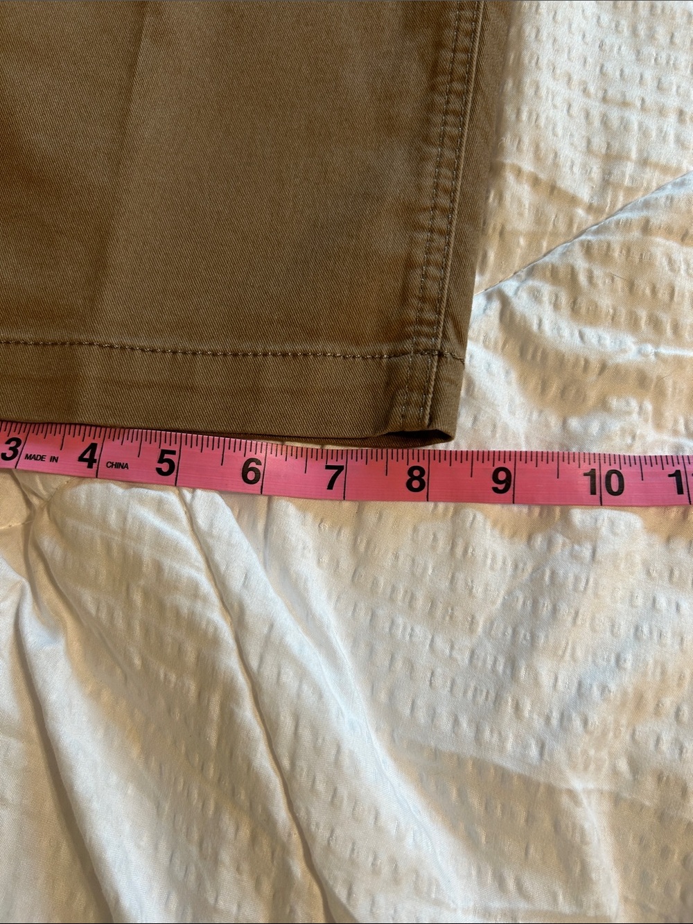 LOFT Monroe Curvy Brown Chino Ankle Pants - Sz 16 - Excellent Condition - Picture 7 of 8